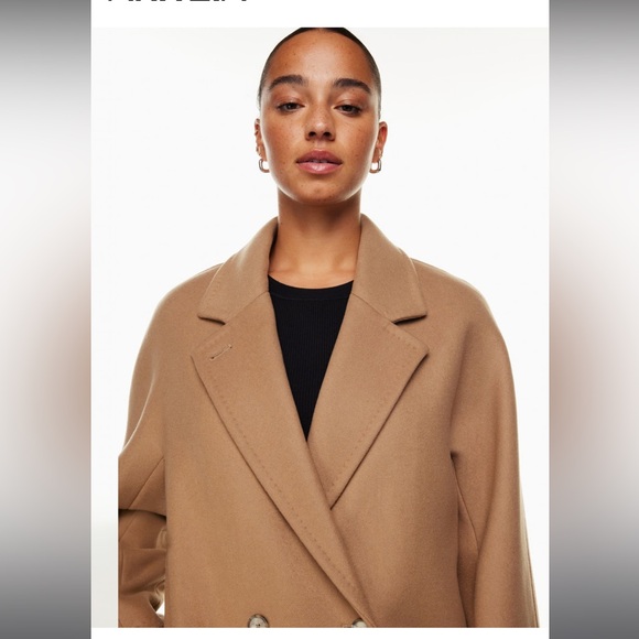 Aritzia The Slouch Coat - Virgin Wool, Size S, Saville - Picture 2 of 16